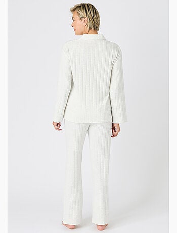 Pyjama Thermolactyl en maille côtelée - Damart