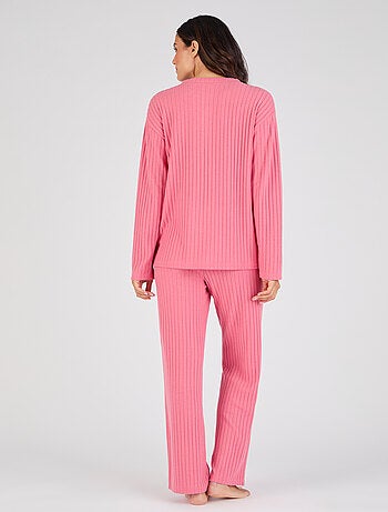 Pyjama Thermolactyl en maille côtelée - Damart
