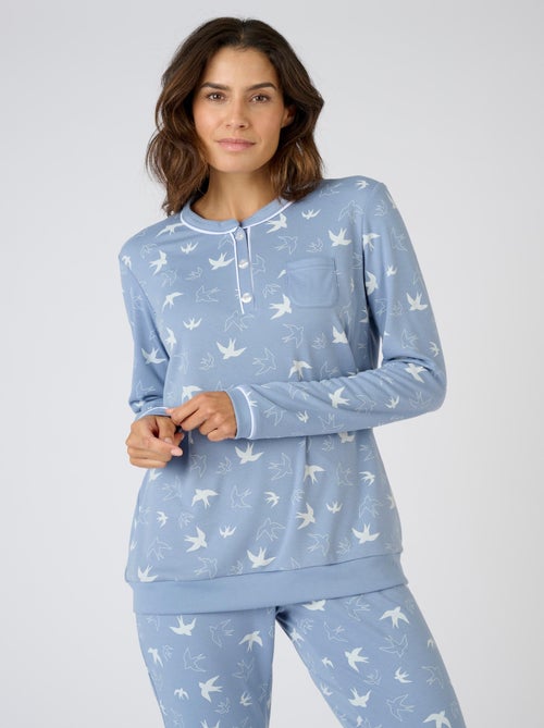 Pyjama Thermolactyl en maille interlock - Damart - Kiabi