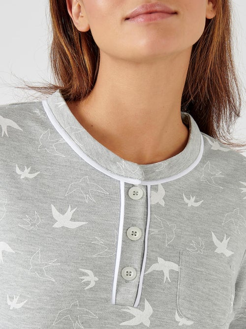 Pyjama Thermolactyl en maille interlock - Damart - Kiabi