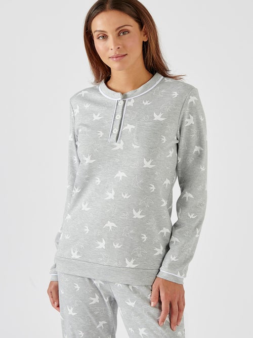 Pyjama Thermolactyl en maille interlock - Damart - Kiabi