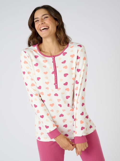 Pyjama Thermolactyl en maille interlock - Damart - Kiabi