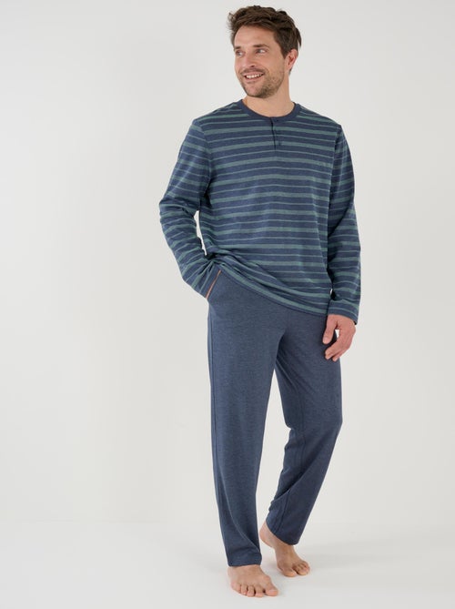 Pyjama Thermolactyl en maille jersey - Damart - Kiabi