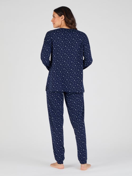 Pyjama Thermolactyl en maille jersey - Damart - Kiabi