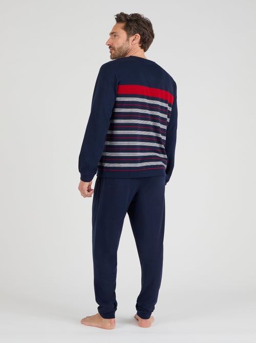 Pyjama Thermolactyl en maille jersey - Damart - Kiabi
