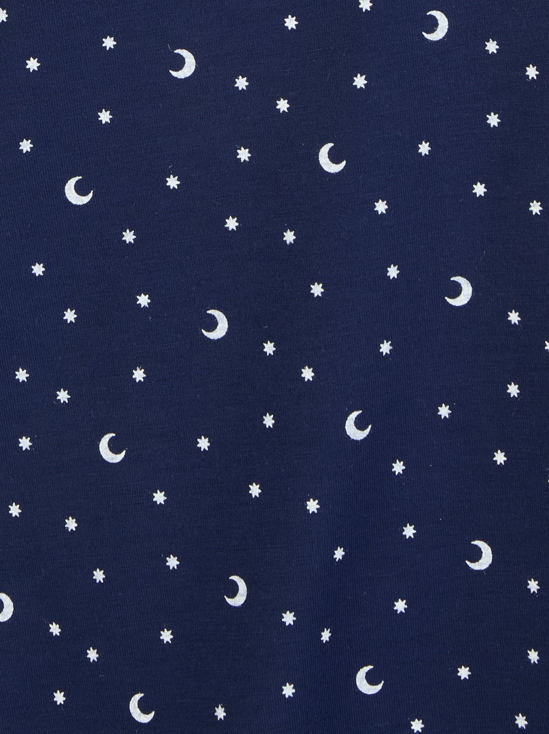 Pyjama Thermolactyl en maille jersey - Damart Bleu marine - Kiabi