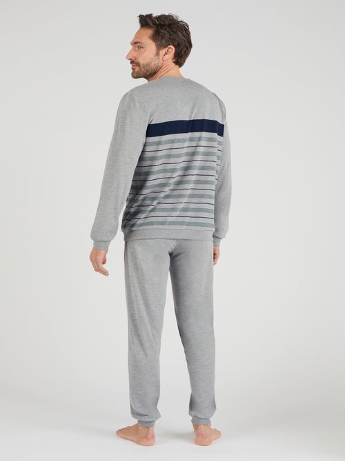 Pyjama Thermolactyl en maille jersey - Damart - Kiabi