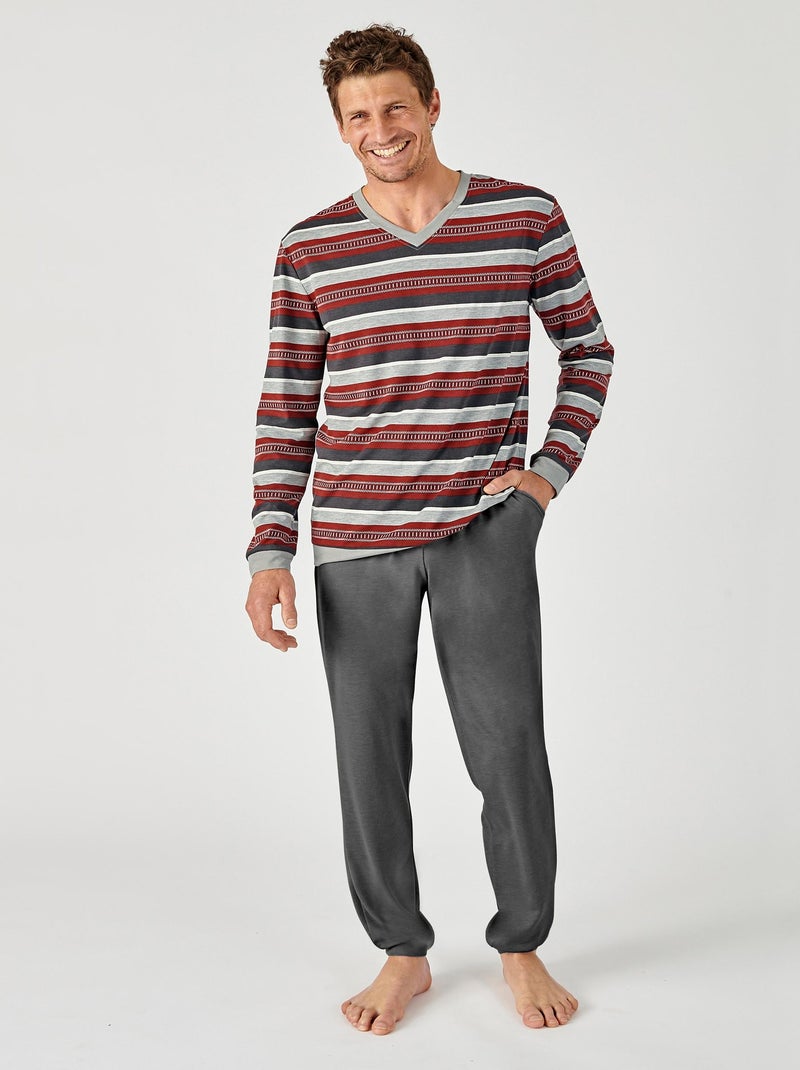 Damart Pyjama Thermolactyl en Molleton Ensemble de pyjama Homme