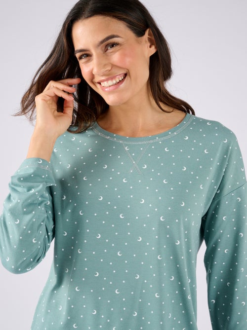 Pyjama Thermolactyl en maille jersey - Damart - Kiabi
