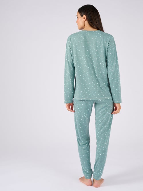 Pyjama Thermolactyl en maille jersey - Damart - Kiabi