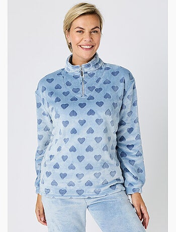 Pyjama Thermolactyl en maille polaire embossée - Damart