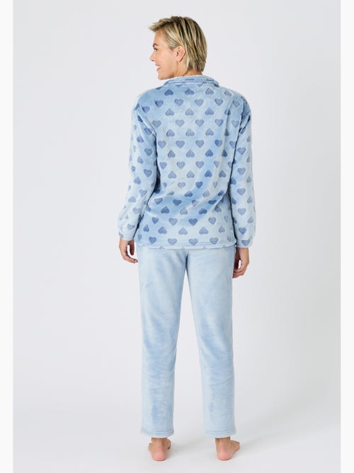 Pyjama Thermolactyl en maille polaire embossée - Damart - Kiabi