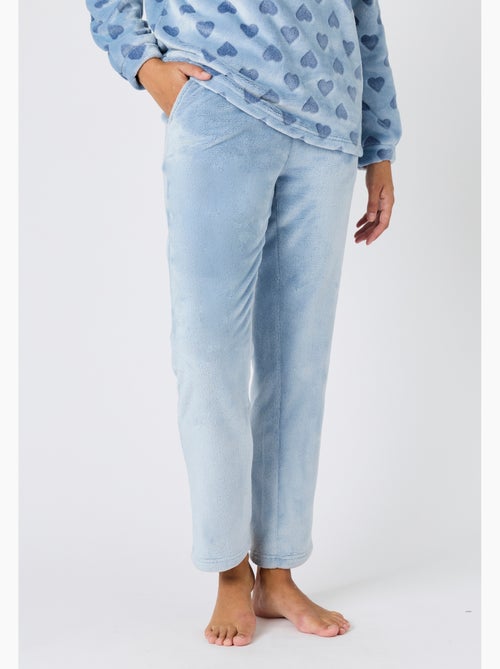 Pyjama Thermolactyl en maille polaire embossée - Damart - Kiabi