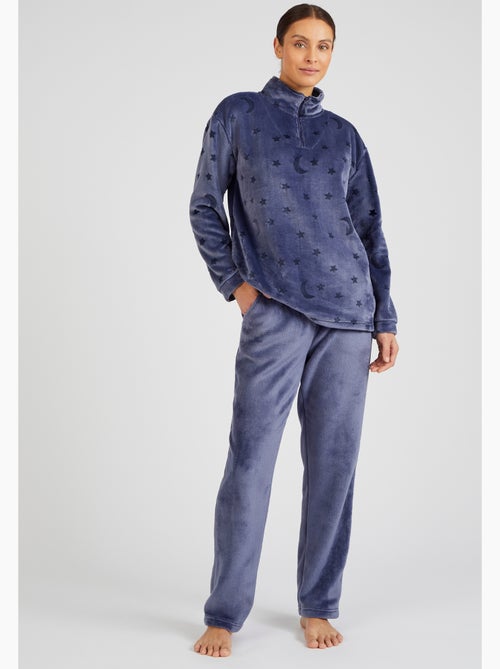 Pyjama Thermolactyl en maille reliéfée - Damart - Kiabi
