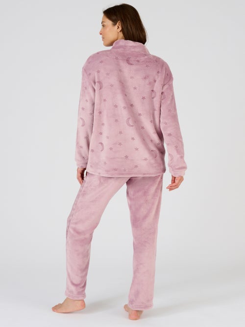 Pyjama Thermolactyl en maille reliéfée - Damart - Kiabi