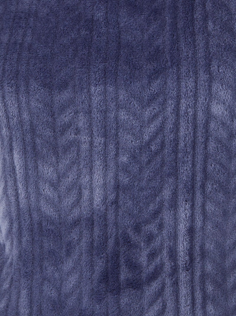 Pyjama Thermolactyl en maille torsadée - Damart Bleu nuit - Kiabi