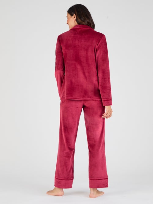 Pyjama Thermolactyl en velours - Damart - Kiabi
