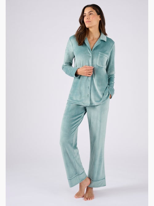 Pyjama Thermolactyl en velours - Damart - Kiabi