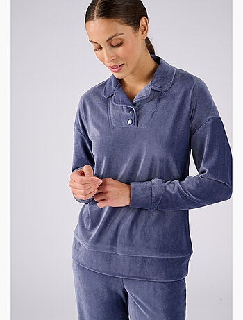 Pyjama Thermolactyl en velours côtelé - Damart