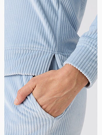 Pyjama Thermolactyl en velours côtelé - Damart