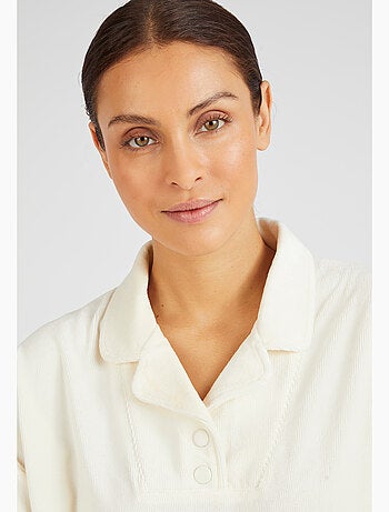 Pyjama Thermolactyl en velours côtelé - Damart