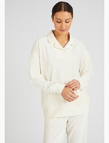 Pyjama Thermolactyl en velours côtelé - Damart