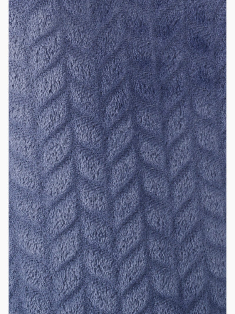 Pyjama Thermolactyl maille reliéfée - Damart Bleu - Kiabi