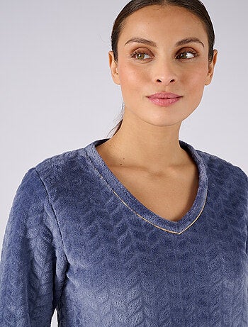 Pyjama Thermolactyl maille reliéfée - Damart