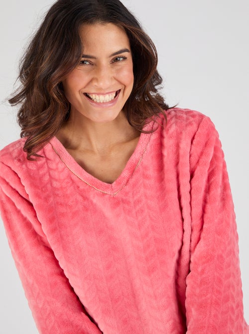 Pyjama Thermolactyl maille reliéfée - Damart - Kiabi