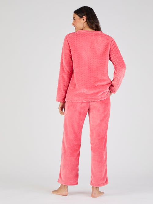 Pyjama Thermolactyl maille reliéfée - Damart - Kiabi