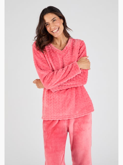 Pyjama Thermolactyl maille reliéfée - Damart - Kiabi