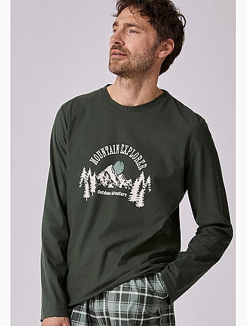 Pyjama thermolactyl toucher peau de pêche - damart