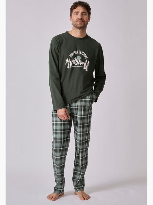 Pyjama thermolactyl toucher peau de pêche - damart - Kiabi
