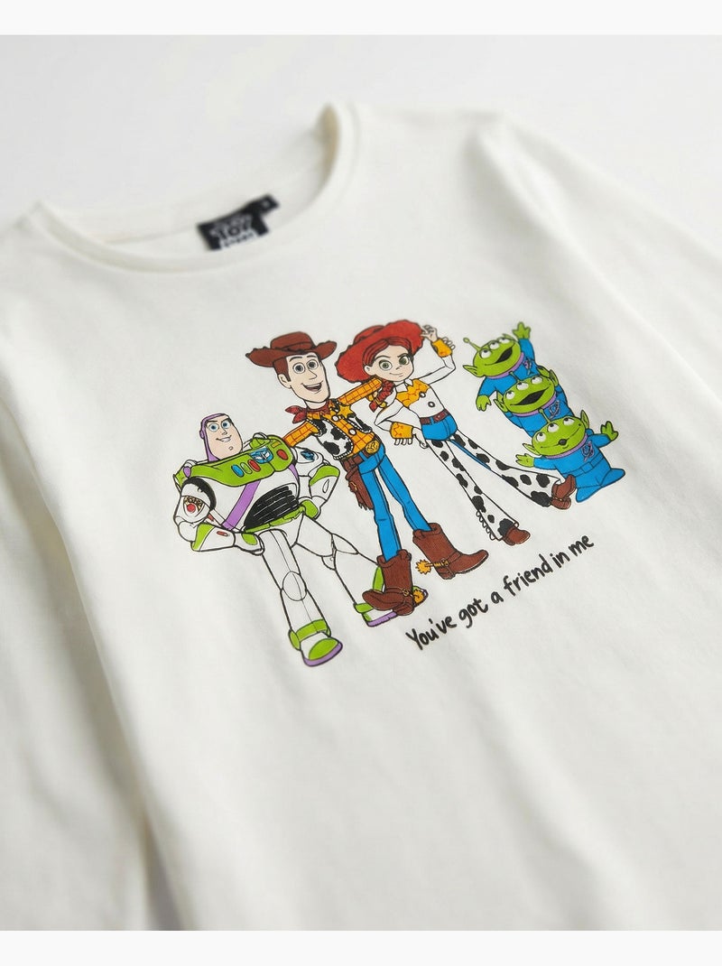 Pyjama Toy Story à manches longues pour fille Ecru - Kiabi