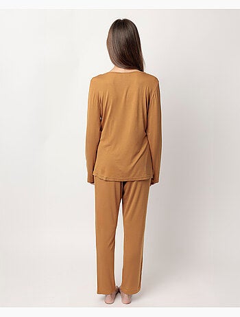 Pyjama uni de luxe à manches longues pour femme ADMAS LUXURY