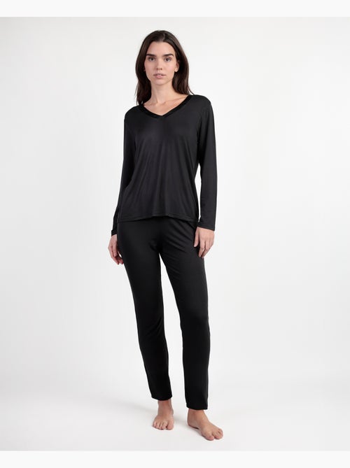 Pyjama uni de luxe à manches longues pour femme ADMAS LUXURY - Kiabi