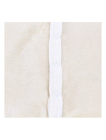 Pyjama velours - 100% coton biologique - 1 à 6 mois