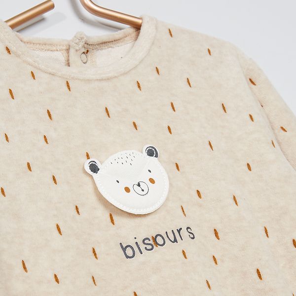 Pyjama Velours Bebe Fille Kiabi 9 00