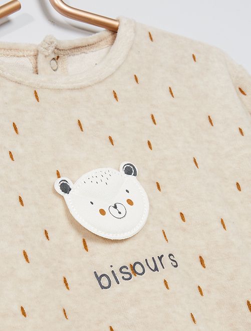 Pyjama Velours Bebe Fille Kiabi 9 00