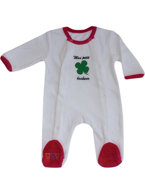 Pyjama velours "Cocci" Les Chatounets - Kiabi Pyjama velours "Cocci" Les Chatounets - Kiabi