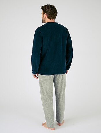 Pyjama velours coton mélangé - Damart