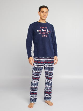 Pyjama velours de Noël