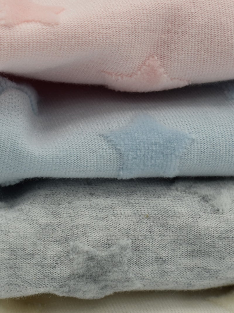 Pyjama Velours Dévoré 'étoilées''doo&bo' Rose - Kiabi