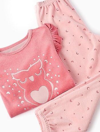 Pyjama velours, ébouriffé, brillant dans l'obscurité SCRAPBOOKING