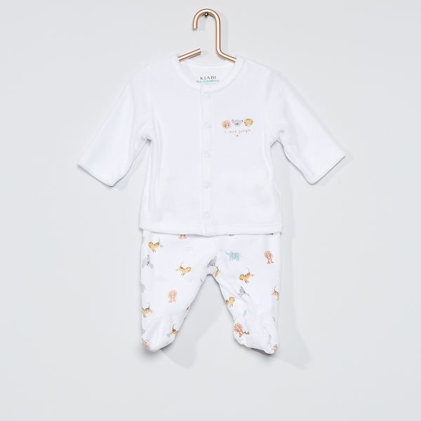 Pyjama Velours Eco Concu Bebe Fille Kiabi 9 00