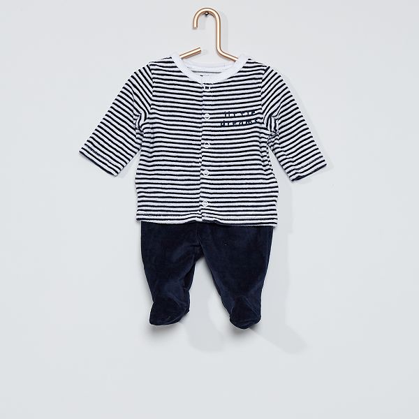 Pyjama Velours Eco Concu Bebe Fille Kiabi 9 00