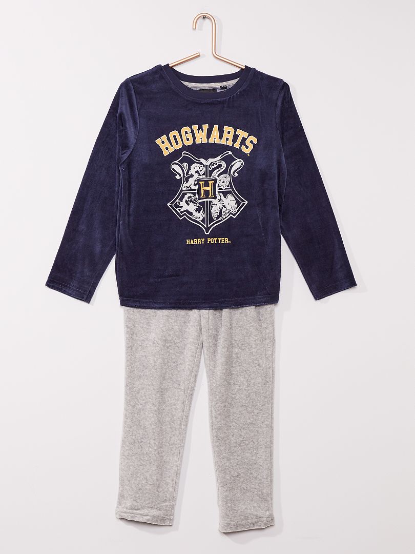 Pyjama fille en velours Harry Potter® - bleu marine, Fille