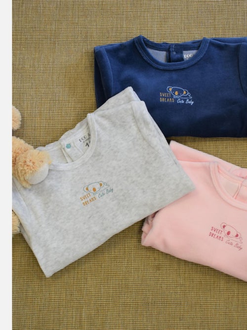 Pyjama Velours 'koala''doo&bo' - Kiabi