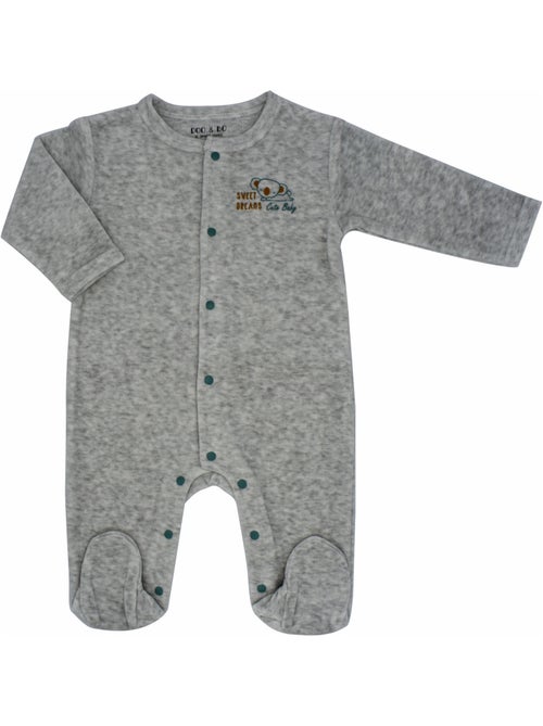 Pyjama Velours 'koala''doo&bo' - Kiabi