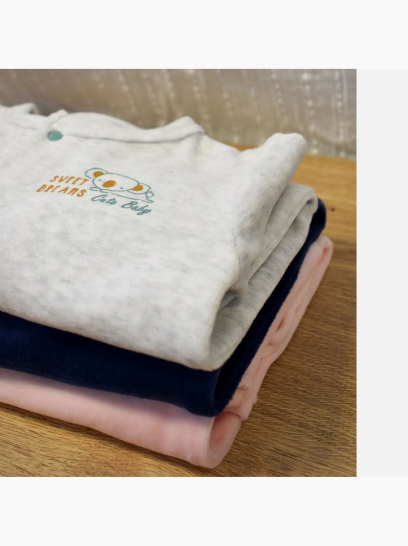 Pyjama Velours 'koala''doo&bo' Rose - Kiabi